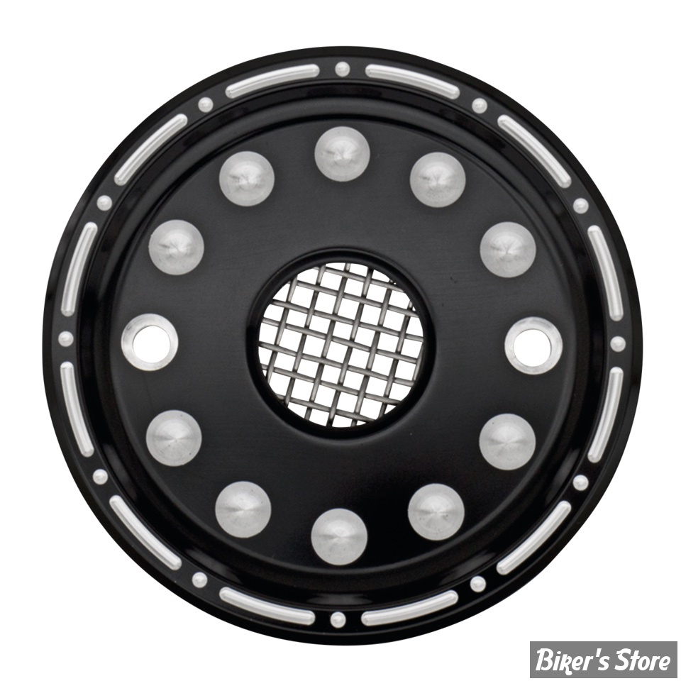 INSERT DE POULIE AVANT - V-TWIN - SPORTSTER 04/22 - OUTLAW - ZODIAC - NOIR