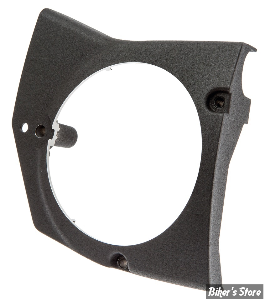 CARTER LATÉRAL DE POULIE AVANT - RICK'S  - SPORTSTER 05UP - Belt Protektor, Off-Set Pulley Cover Black - NOIR - 35-3200005-0