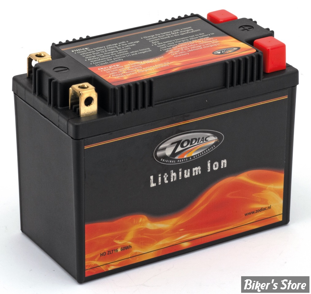 BATTERIE ZODIAC LITHIUM ION ZLI16 - UN 3480 - Zodiac Li-Ion ZLT16 Battery, 60Wh, 300CCA
