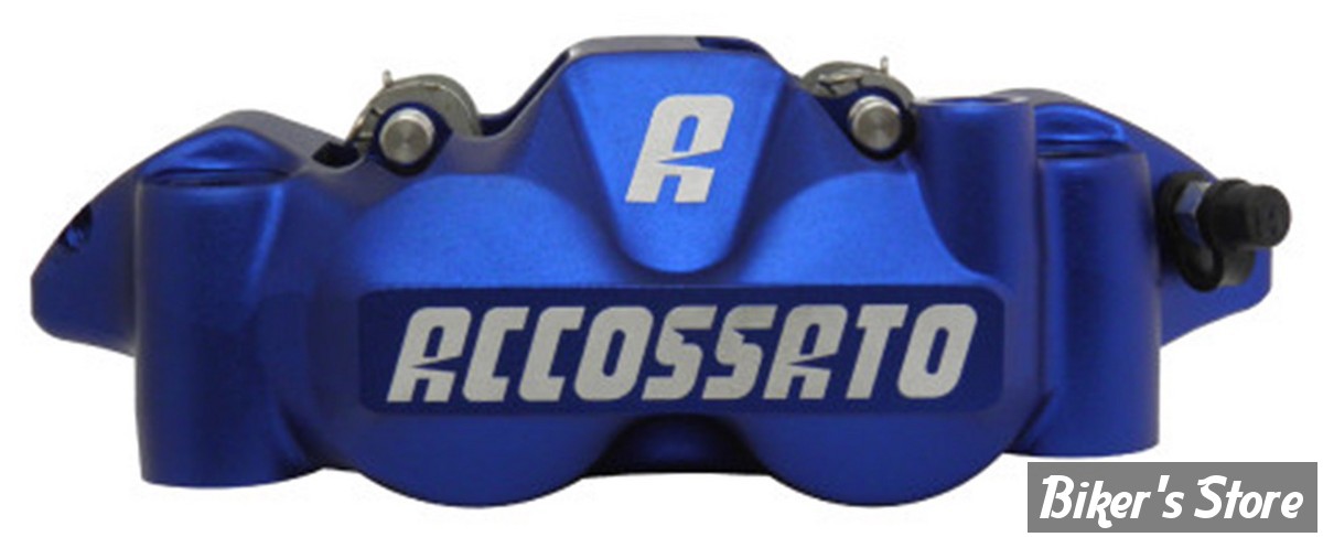 ETRIER RADIAL - ENTRE AXES : 108MM - ETRIER ACCOSSATO - 4-PISTONS - 108MM MONOBLOCK RADIAL BRAKE CALIPER - COTÉ : DROIT - BLEU