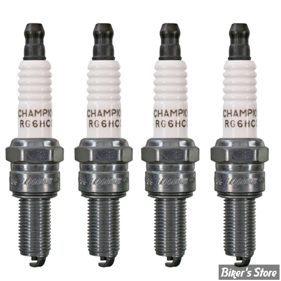 BOUGIE RG6HCC / CCH388 - CHAMPION - OEM 31600012 - LES 4 PIÈCES