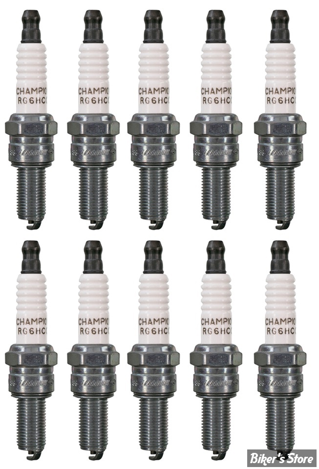 BOUGIE RG6HCC / CCH388 - CHAMPION - OEM 31600012 -LES 10 PIÈCES