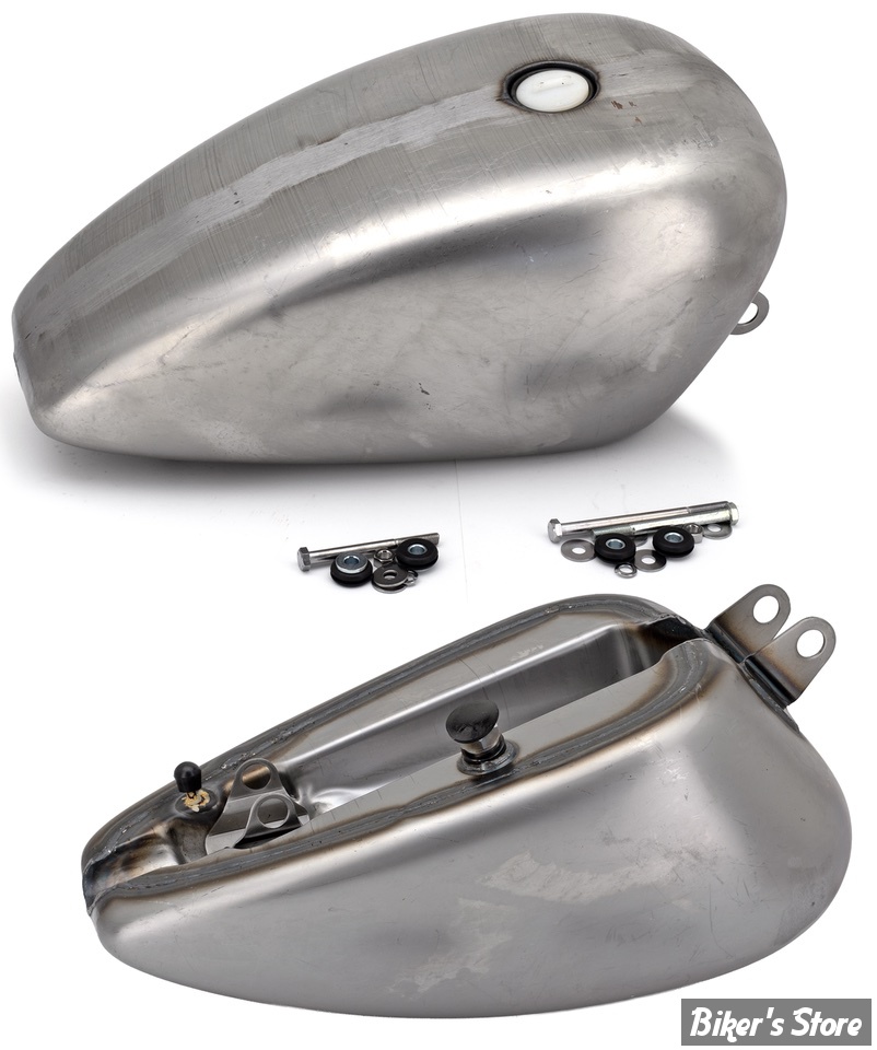 RESERVOIR  REPLICA - SPORTSTER 95/03 - 3.4 GALLONS / 12.9 LITRES - PEANUT AVEC BORDS ARRONDIS - BOUCHON A VIS