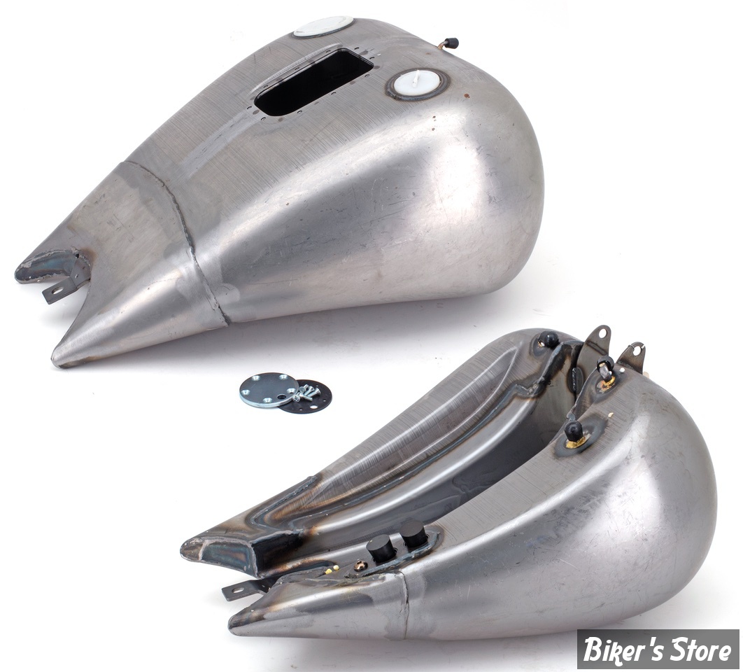 RESERVOIR D'ESSENCE SOFTAIL TWINCAM 08/17 INJECTION - RALLONGE DE +2" AVEC SUPPORT DE CONSOLE - BOUCHON A VIS