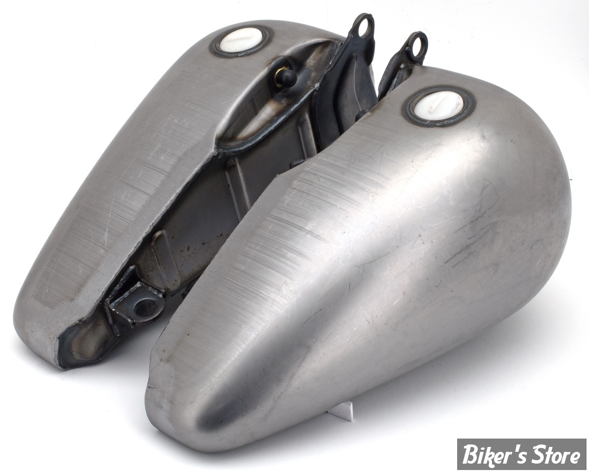 RESERVOIR d'ESSENCE - 5.0 GALLONS / 19 LITRES - SOFTAIL 1984/1999 -  OEM 61211-84A / 61228-84A - REPLICA - FLAT SIDE - ZODIAC - 