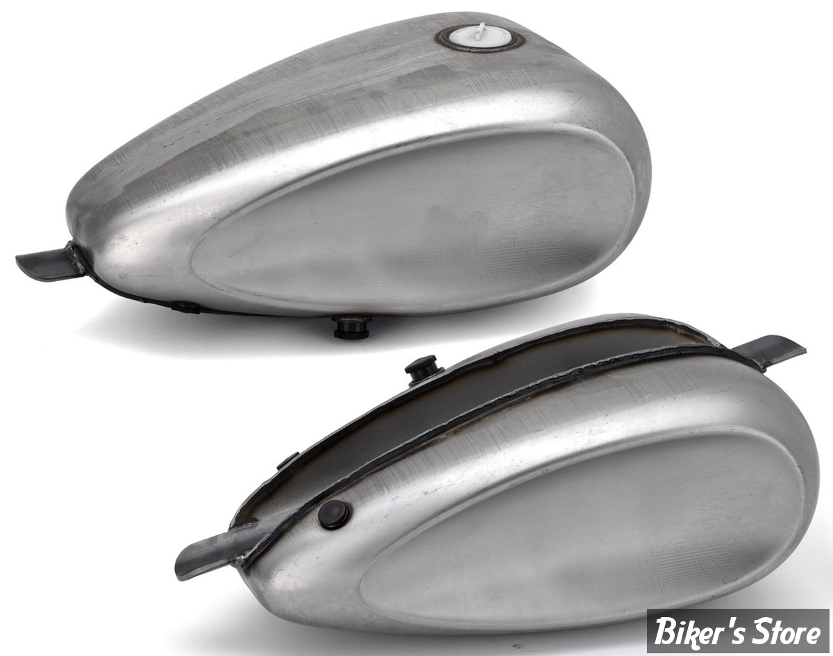 RESERVOIR TYPE MUSTANG - 3.1 GALLONS / 11.50 LITRES - RESERVOIR MUSTANG LAREDO - DISHED - POUR Avec bouchon central pour bouchon d'essence à visser