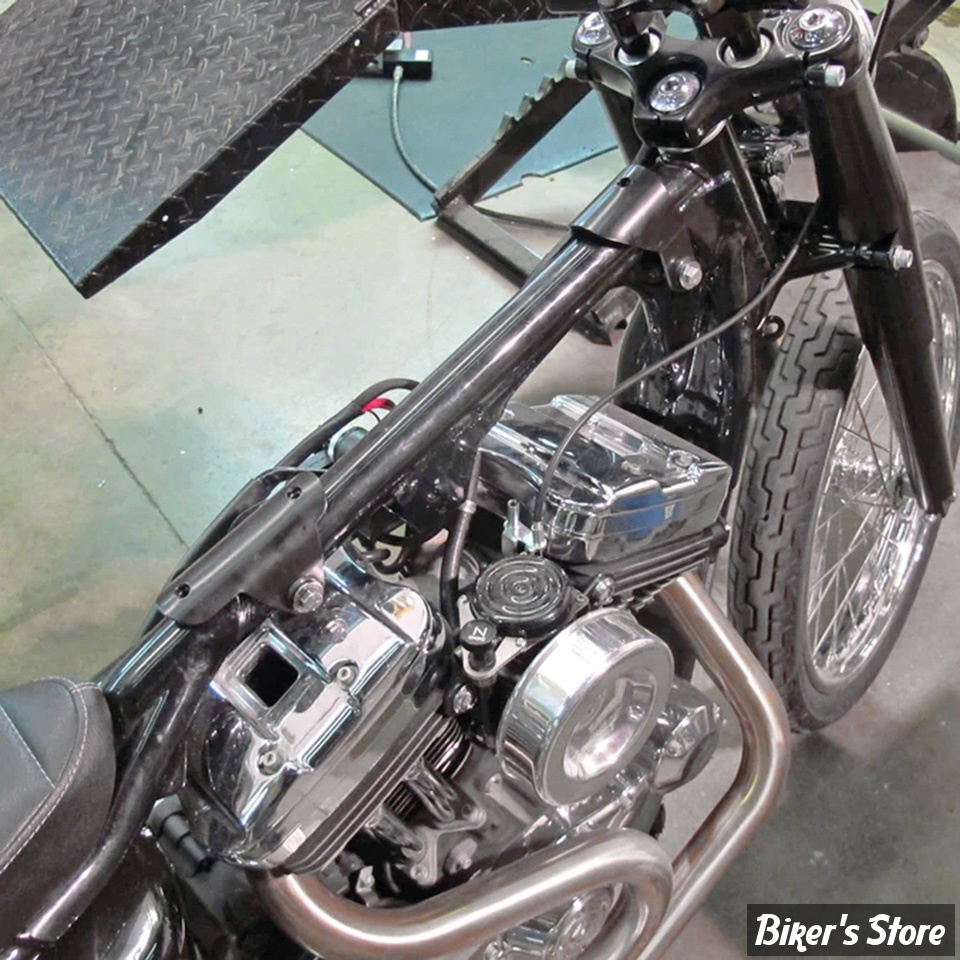 RESERVOIR PEANUT - 2.4 GALLONS / 9.0 LITRES - RESERVOIR LOWBROW CUSTOMS KING P-NUT FRISCO GAS TANK : KIT DE FIXATION SPORTSTER 82/03 - 004202