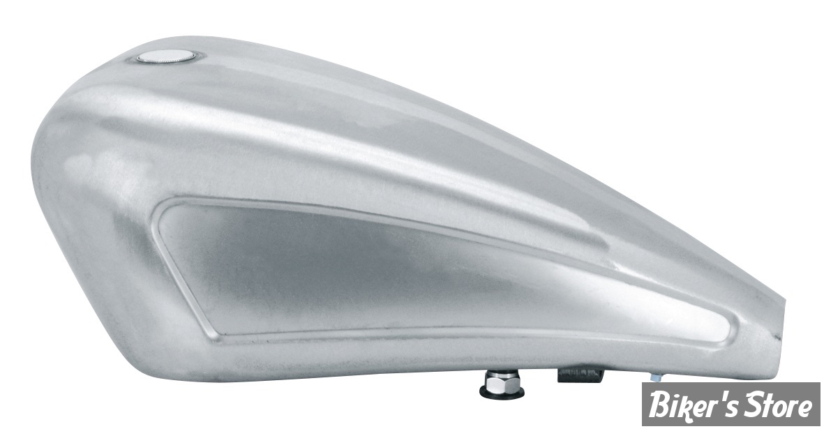 - RESERVOIR CHOPPER - ALLONGE - 4.5 GALLONS / 17 litres - ALLONGE DE 4" - PRO IMAGE II SERIE - Complet avec bouchon pop-up chromé affleurant 