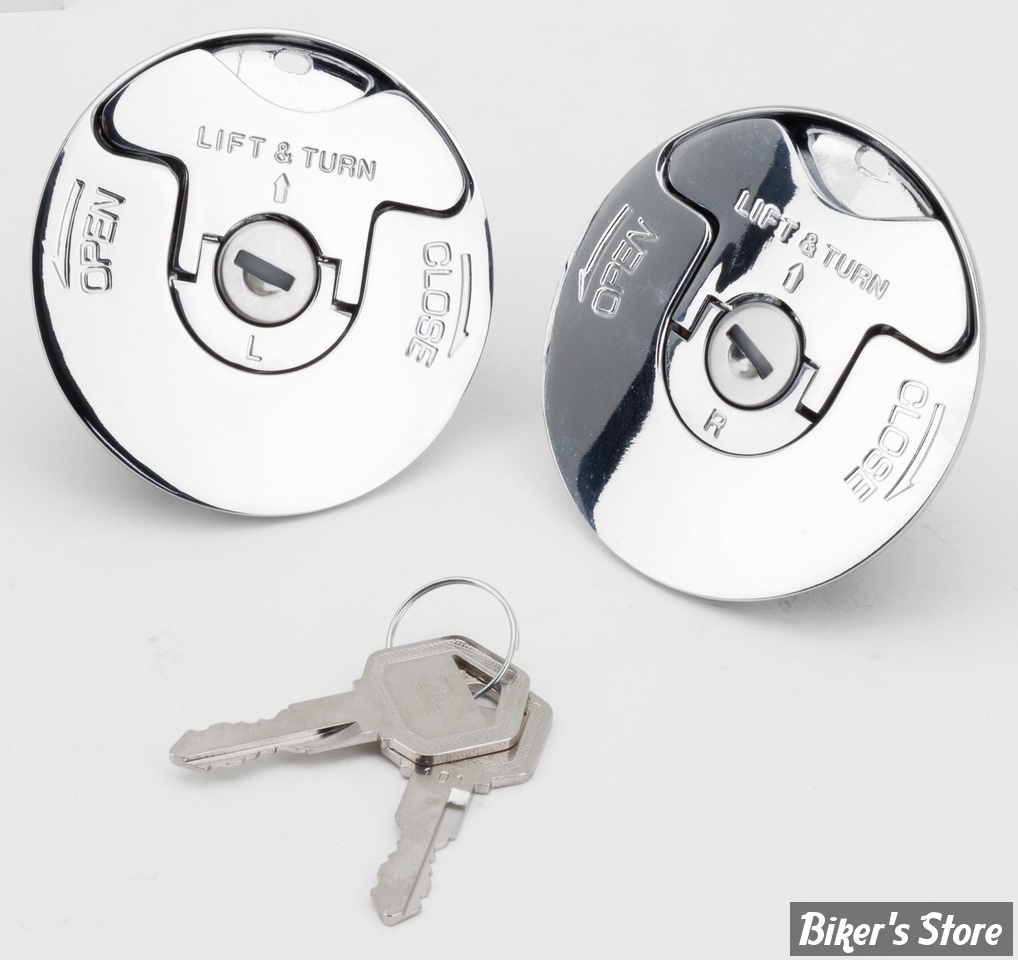 BOUCHON AFFLEURANT - DIAMÈTRE : 73 MM - QUART DE TOUR À SERRURE - ZODIAC - VENTILÉ - LA PAIRE - NEUF - NI REPRIS - NI ÉCHANGÉ