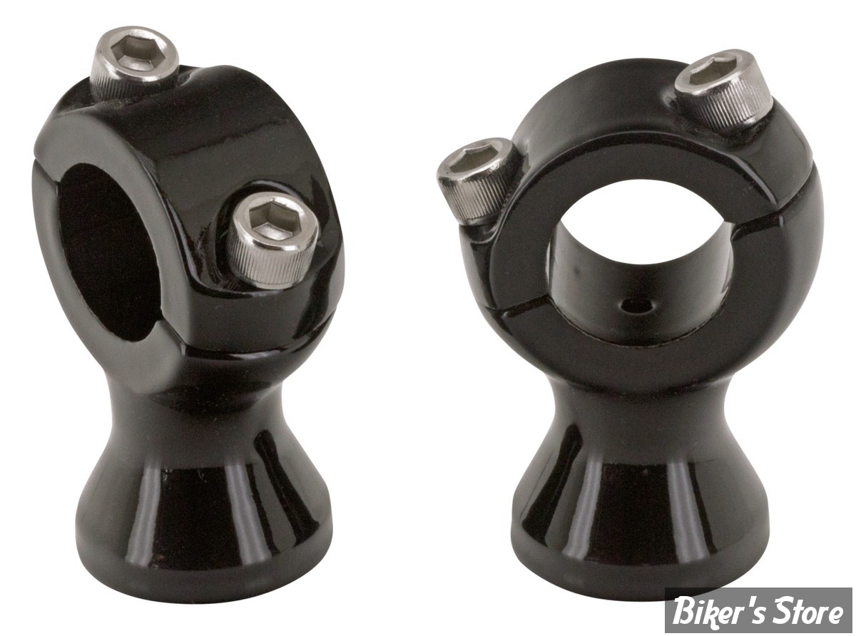 RISERS BILTWELL STYLE - HAUTEUR :  45MM - RISERS - BILTWELL STYLE - SLIMLINE /  Speed Freak - NOIR BRILLANT