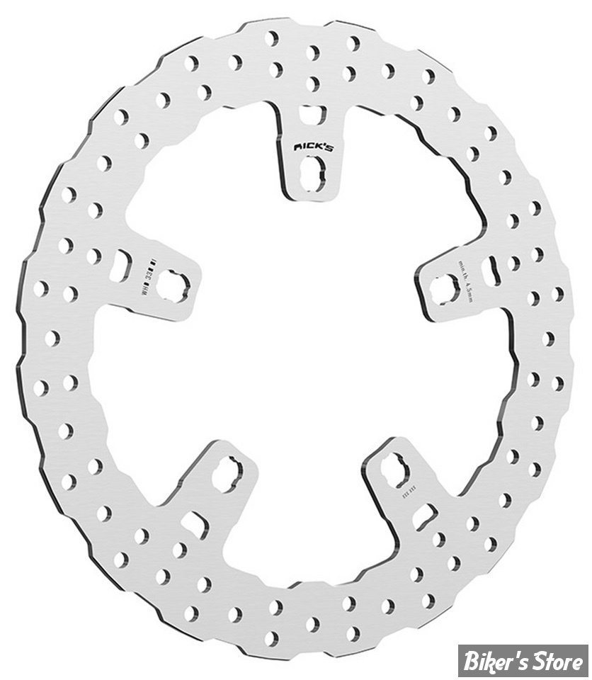 ECLATE DF - PIECE N° 01 - DISQUE AVANT 13.00" - RICK'S MOTORCYCLES - WAVE DESIGN - MODÈLE : WAVE - 20-W41500017-330