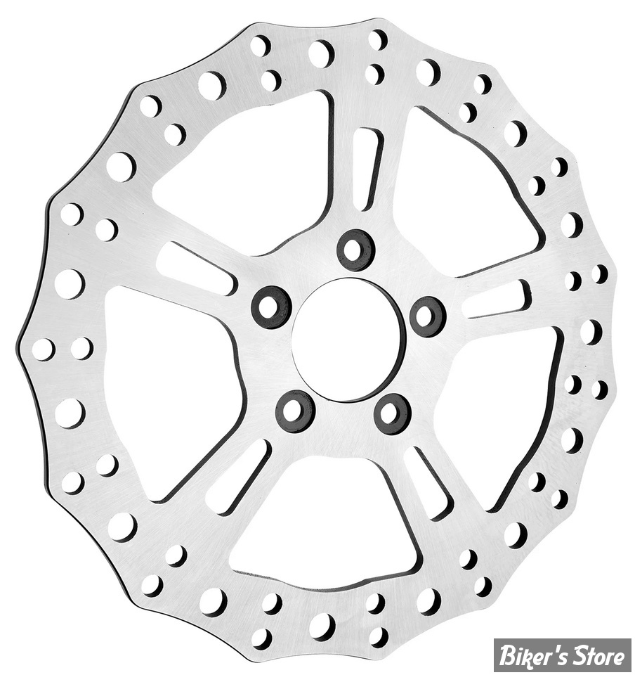 ECLATE DF - PIECE N° 01 - DISQUE DE FREIN ARRIERE - TOURING 08UP - OEM 41810-08 - ARLEN NESS - REAR BAGGER BRAKE ROTOR - JAGGED - 300-021