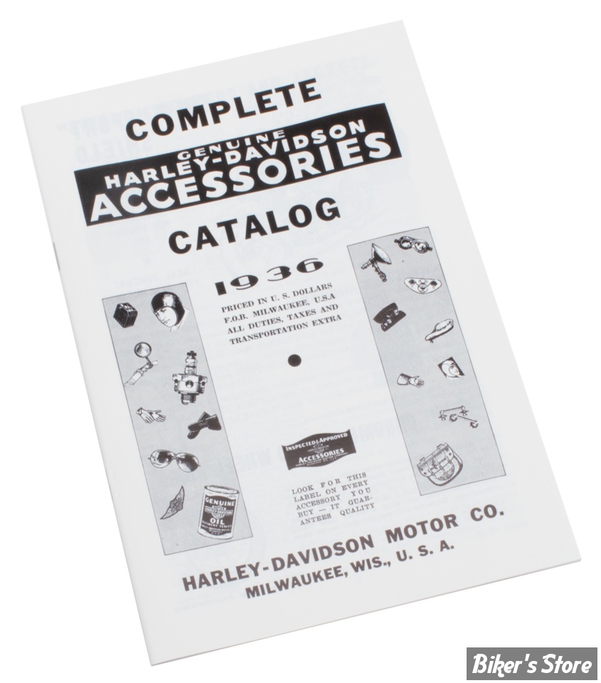 CATALOGUE D'ACCESSOIRES - EDITION : 1936 - SAMWEL -  CATALOG, Accessories, 1936, all models - 1600552