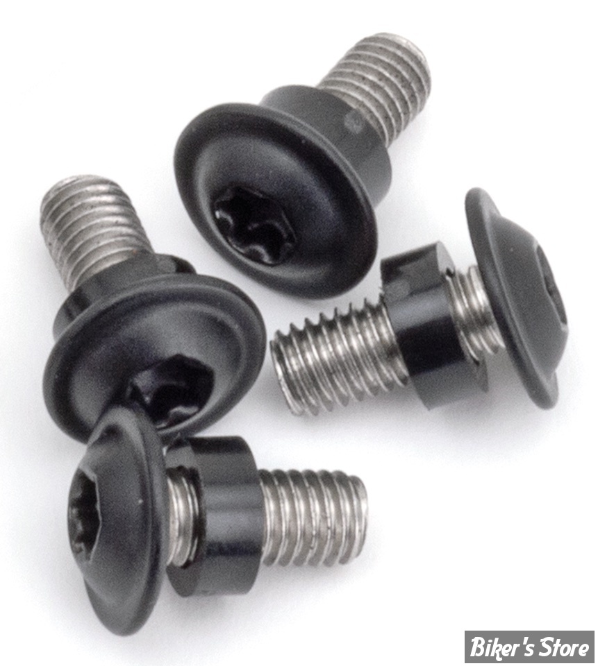 VISSERIE DE COUVRE COURROIE - SPORTSTER RH1250S / RH975T - OEM 10500135 -  SCREWS4BIKES - INOX / NOIR MAT - RS.HD.4.swm