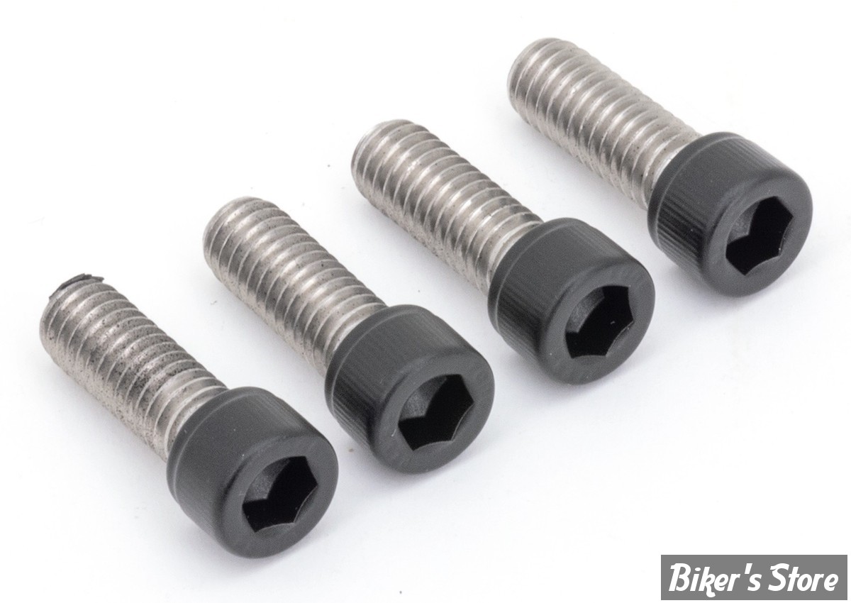 VISSERIE DE PLATINE DE RISERS - OEM 3494A - 5/16-18 X 7/8" UNC - SCREWS4BIKES - NOIR MAT - LK.HD.2.swm