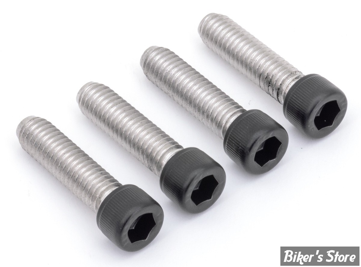 VISSERIE DE PLATINE DE RISERS - OEM 3210A - 5/16-18 x 1 1/4" UNC - SCREWS4BIKES - NOIR MAT - LK.HD.3.swm