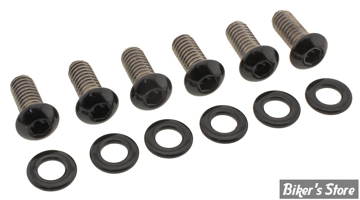 ECLATE I - PIECE N° 02 - VISSERIE DE TRAPPE D'EMBRAYAGE - OEM 961 - SCREWS4BIKES - NOIR MAT