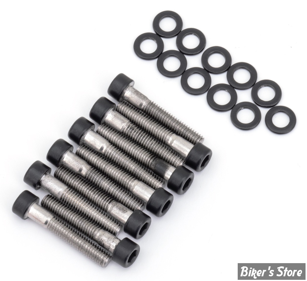 ECLATE I - PIECE N° 02 - KIT VISSERIE DE CARTER PRIMAIRE - RA1250 / RH975 - OEM 10201141 - SCREWS4BIKES - NOIR MAT