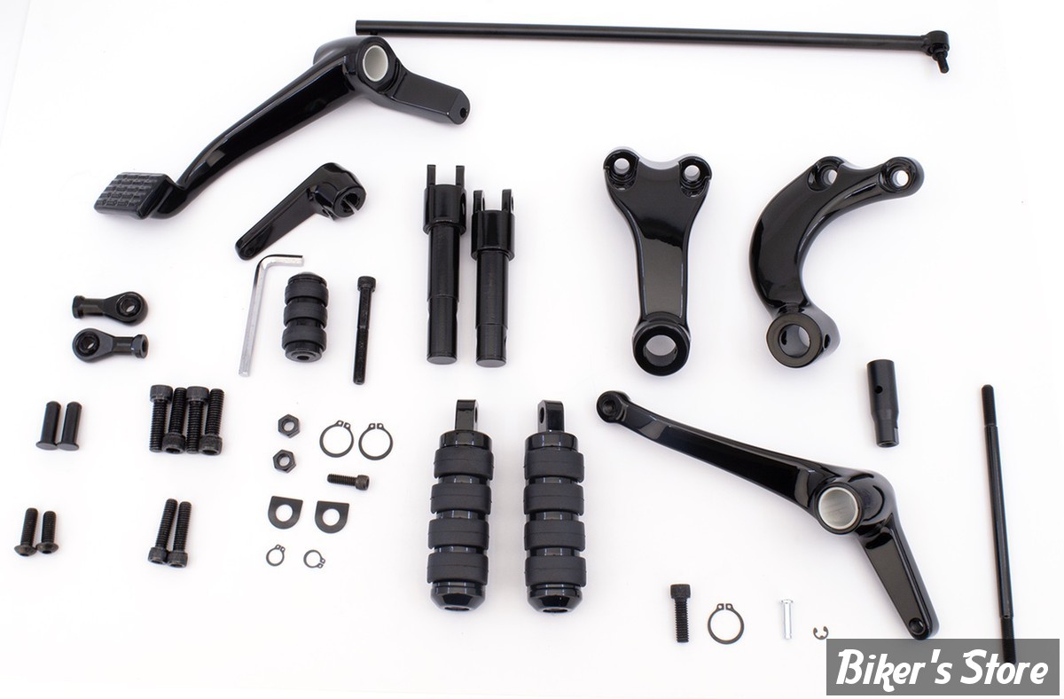 - COMMANDES AVANCEES - SPORTSTER 14/22 - LONGUEUR STANDARD - OEM 50700021 - ZODIAC - NOIR
