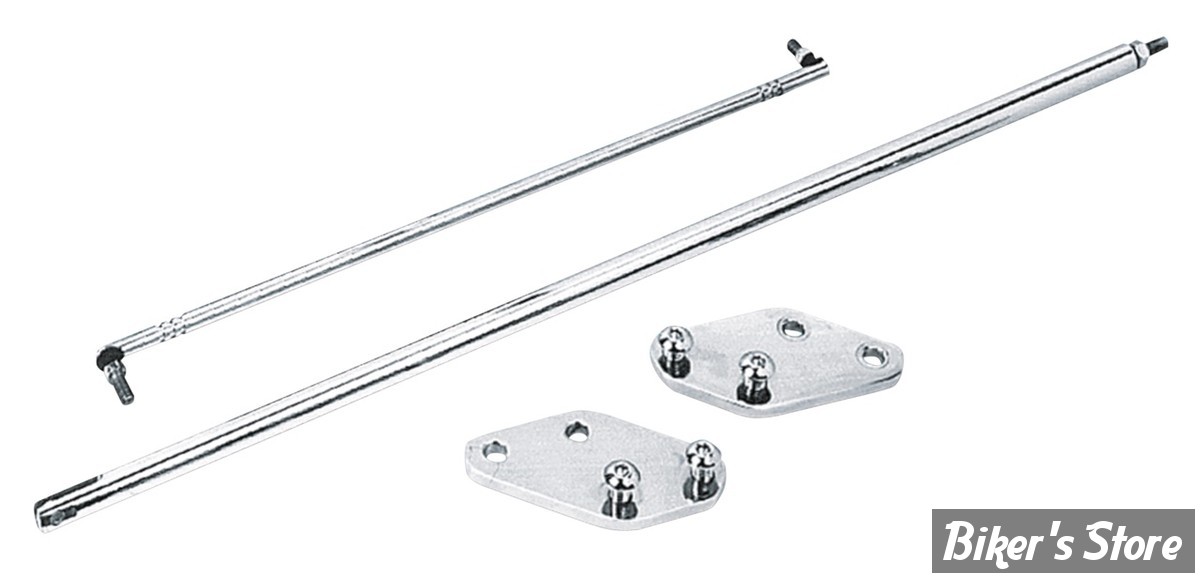 KIT D'EXTENSION DE COMMANDES AVANCÉES - DYNA 91/05 - ZODIAC : KIT D'EXTENSION + 2" - CHROME