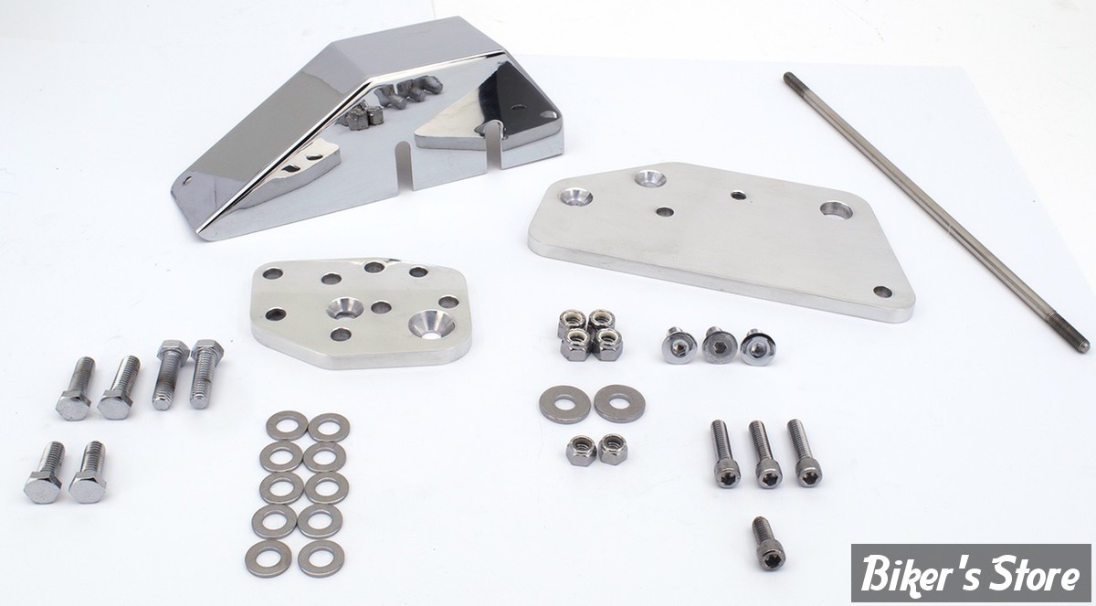 - ECLATE Y - PIECE N° 06 / 07 / 08 - KIT D EXTENSION DE MARCHES PIEDS - SOFTAIL FLST 87/99 - POLI