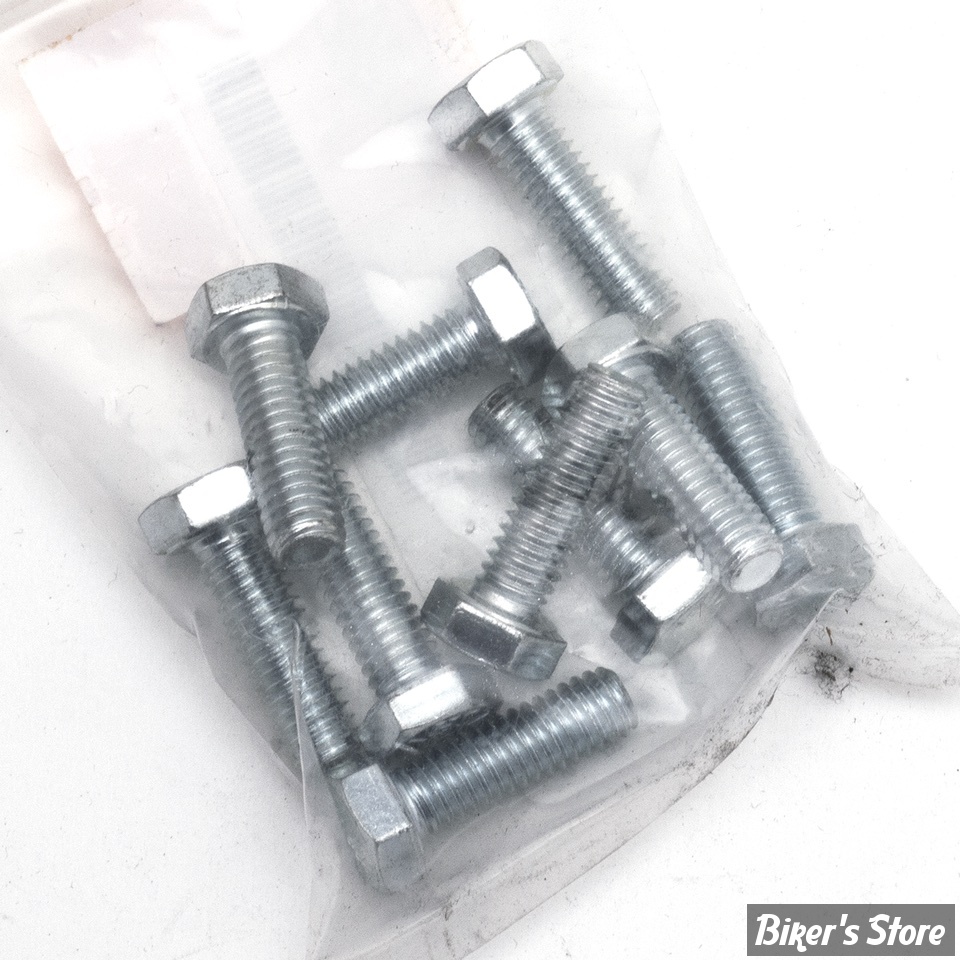 VIS TETE HEXAGONALE - 5/16"-18 X 25.40MM / 1" - OEM 4017 - ZINGUÉE - LES 10 PIÈCES