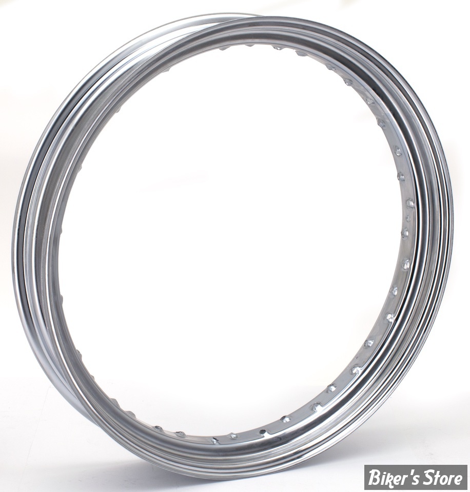 VOILE DE JANTE - 21" X 3.25 - 40 RAYONS - DROP CENTER - OEM 00000-00 - CHROME