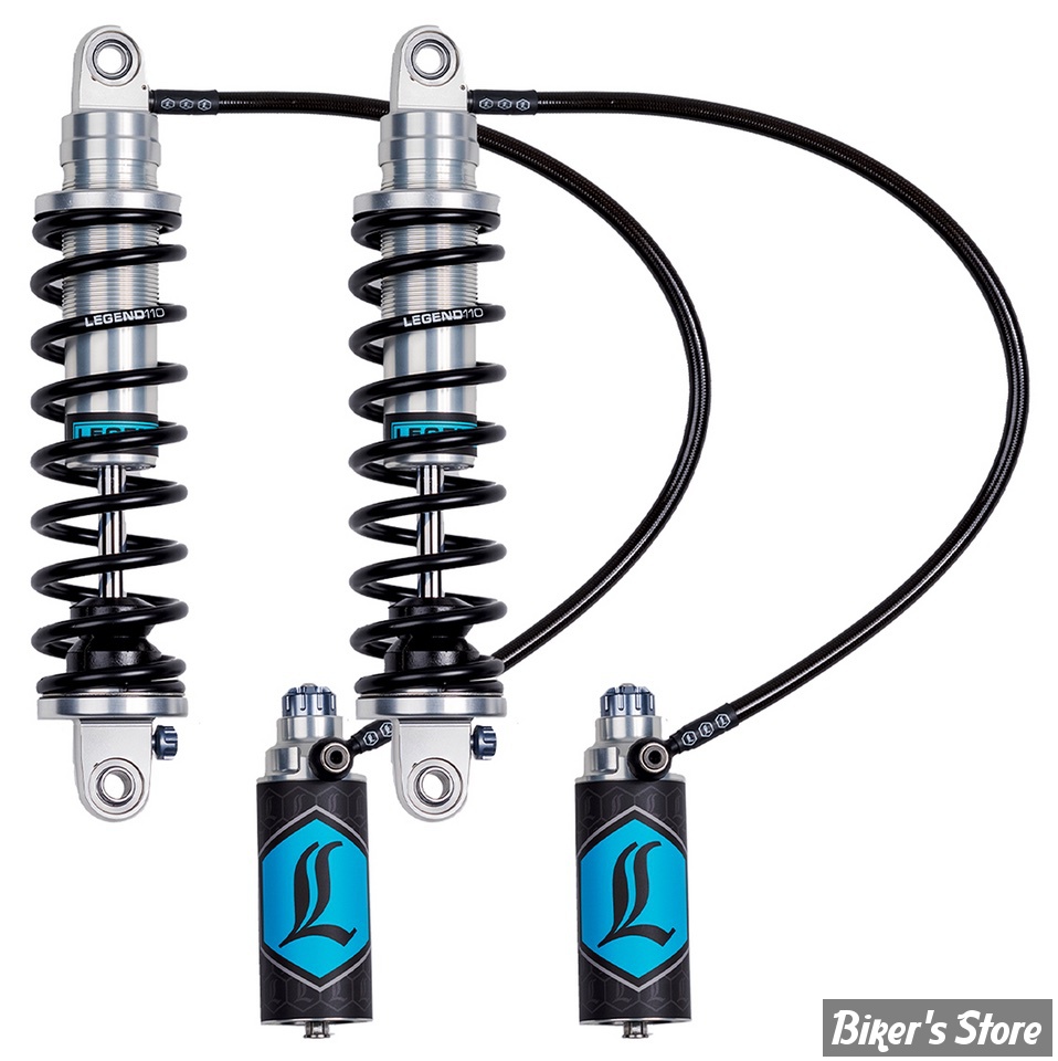 AMORTISSEURS - 14" / 35.60CM - LEGEND AIR - REVO ARC Remote Reservoir FL Coil Suspension -  TOURING 2014UP - ALU - 1310-1936
