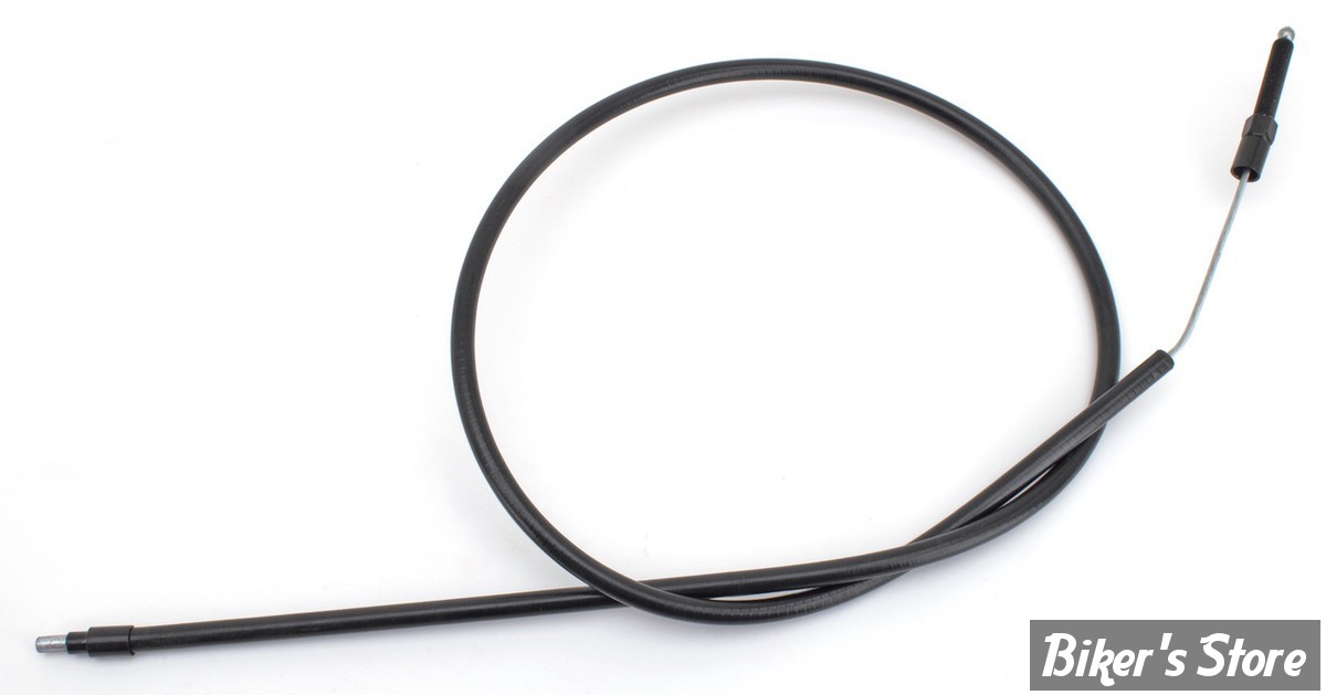 CABLE D'EMBRAYAGE POUR BIGTWIN 68/84 - LONGUEUR :124 CM - OEM 38618-68 / C - ZODIAC - TOUT NOIR / RENFORCÉ