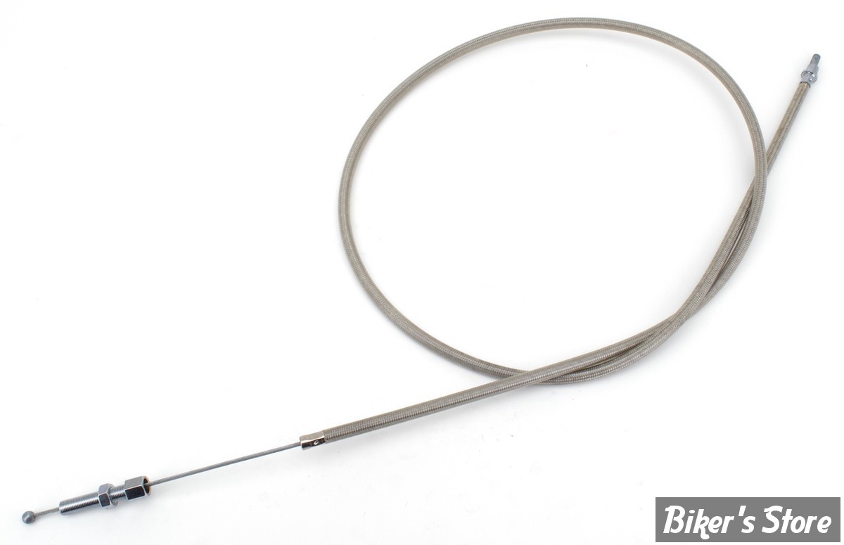 CABLE D'EMBRAYAGE POUR BIGTWIN 68/84 - LONGUEUR :141 CM - OEM 00000-00 - ZODIAC - TRESSÉ GAINÉ