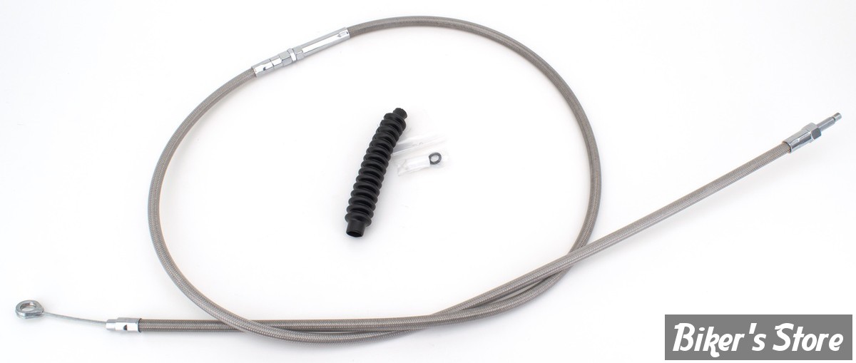 CABLE D'EMBRAYAGE POUR BIGTWIN 87/06 - LONGUEUR : 170.00 CM - OEM 00000-00 - ZODIAC - TRESSÉ GAINÉ