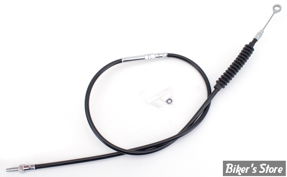 CABLE D'EMBRAYAGE POUR SPORTSTER 86UP - LONGUEUR : 127.00 CM - OEM 00000-00 - ZODIAC - NOIR