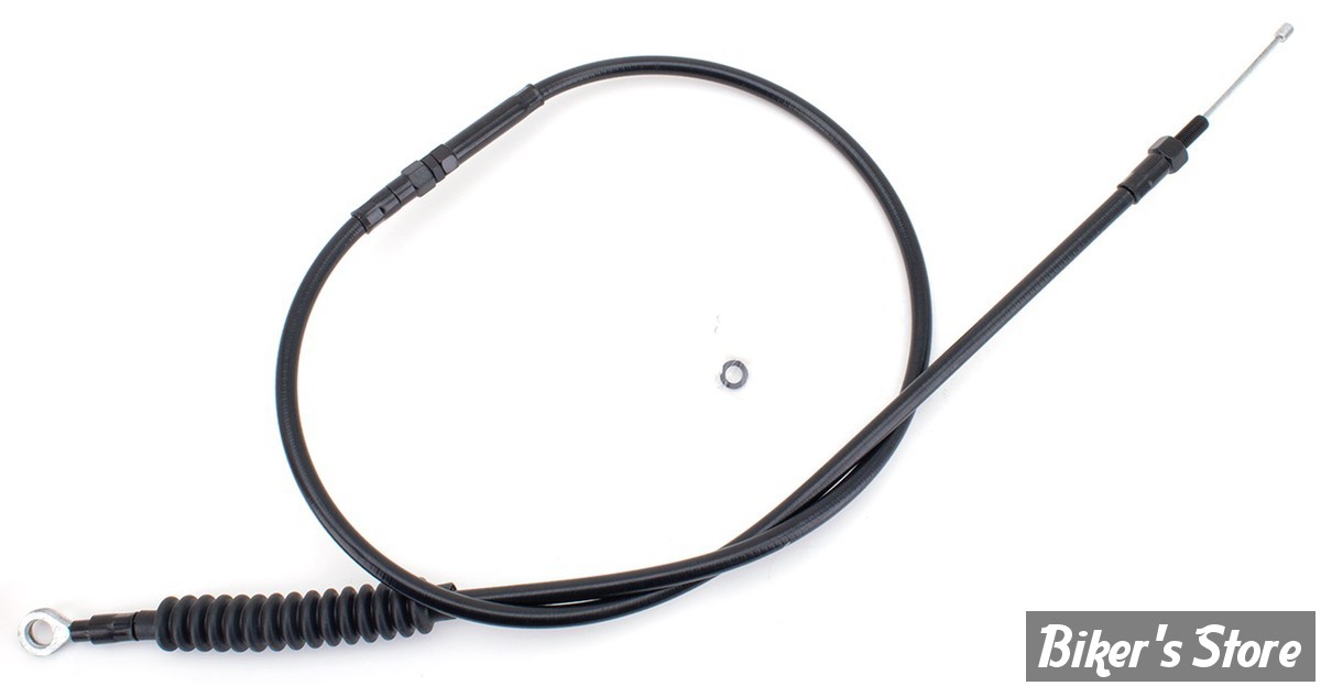 CABLE D'EMBRAYAGE POUR SPORTSTER 86UP - LONGUEUR : 127.00 CM - OEM 00000-00 - ZODIAC - TOUT NOIR