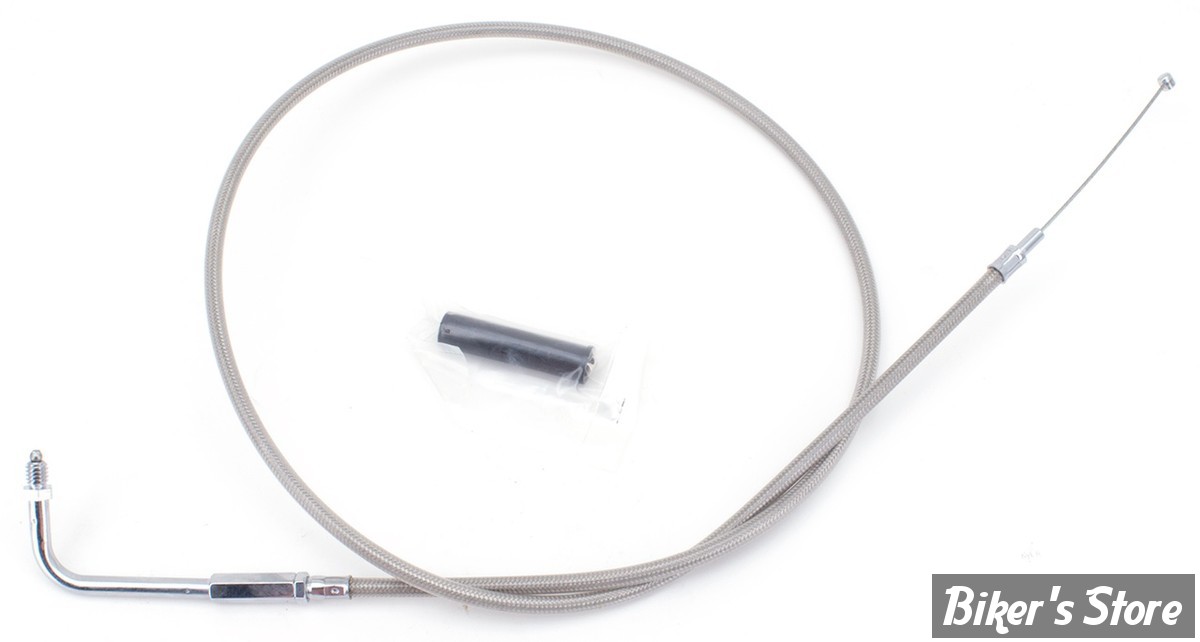 CABLE DE TIRAGE LONGUEUR :132 CM - OEM 00000-00 - ZODIAC - TRESSÉ GAINÉ