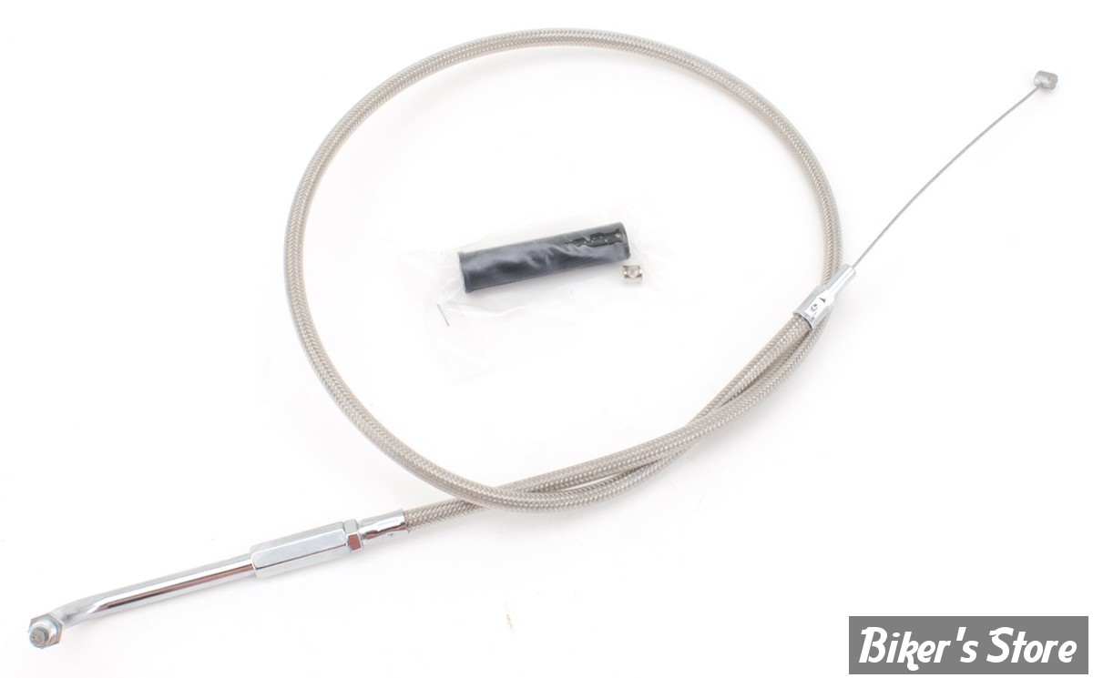 CABLE DE TIRAGE LONGUEUR : 84.00 CM - OEM 56343-90 - ZODIAC - TRESSÉ GAINÉ