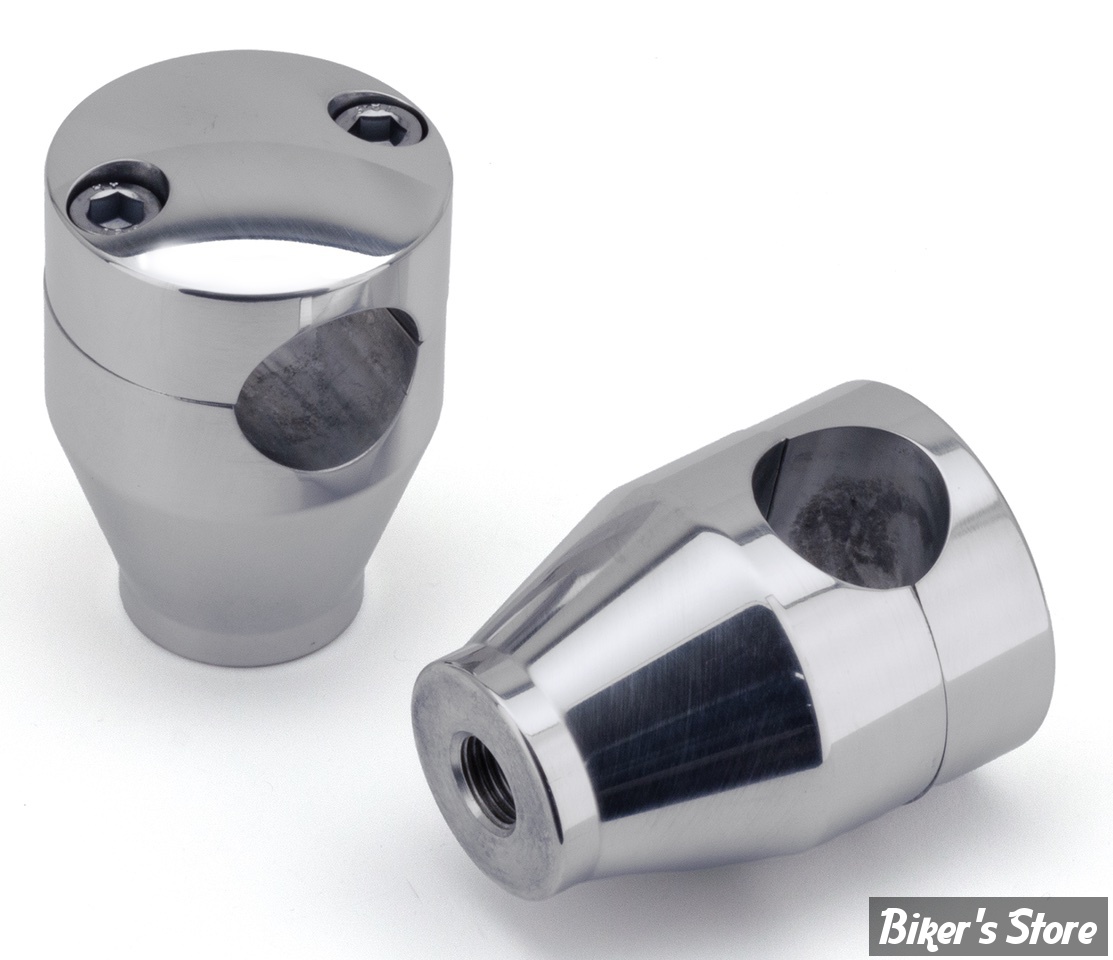 RISERS -  HAUTEUR : 50 MM / 2" - ZODIAC  - RISERS RONDS Aluminium - POLI
