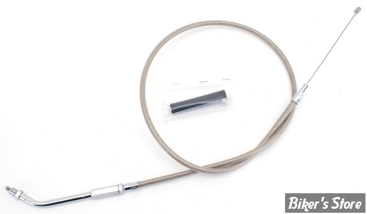 CABLE DE TIRAGE LONGUEUR : 89.00 CM - OEM 56308-88 - ZODIAC : FINITION : TRESSÉ GAINÉ