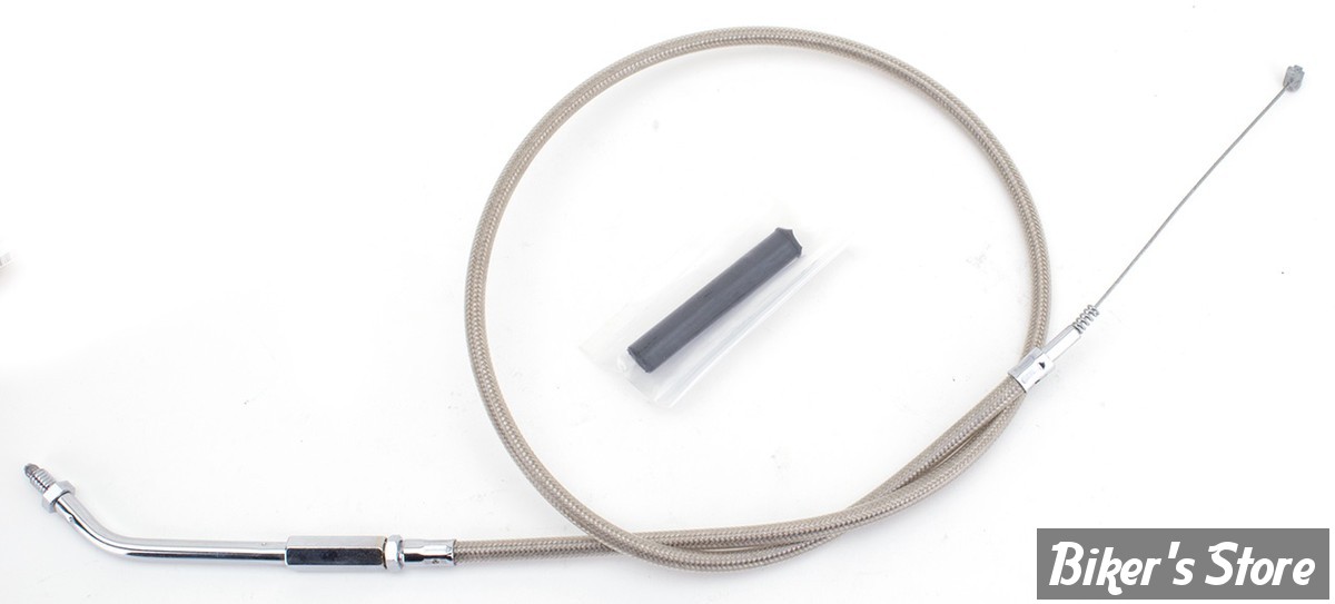 CABLE DE RETOUR LONGUEUR : 89.00 CM - OEM 56309-88 - ZODIAC - FINITION : TRESSÉ GAINÉ