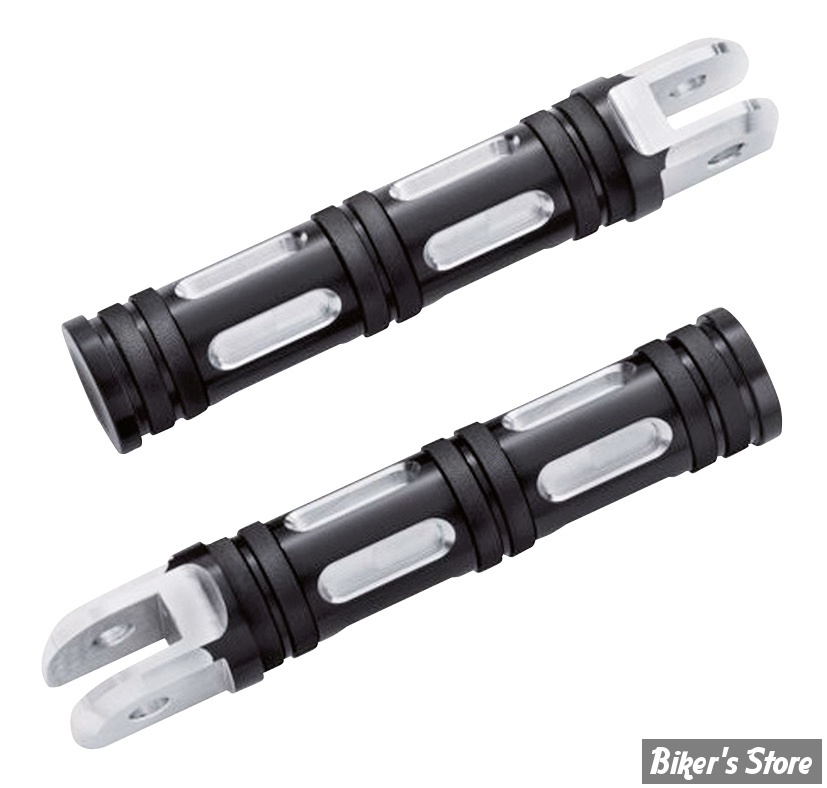  - REPOSES PIEDS AVANT - OEM 50500851 - SOFTAIL 2018UP - ZODIAC - NOIR