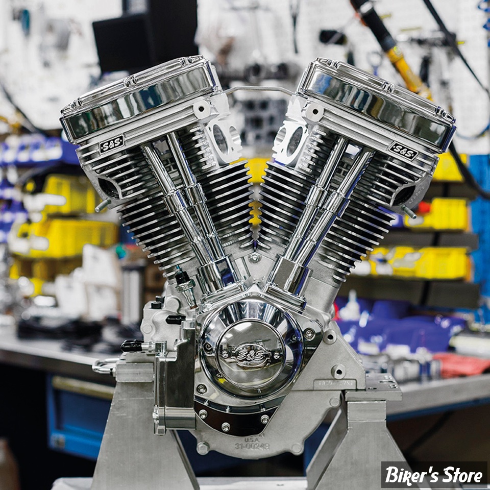 Evo - V124 - Moteur S&S V-SERIE - PARTIEL - ALUMINIUM - 310-1160
