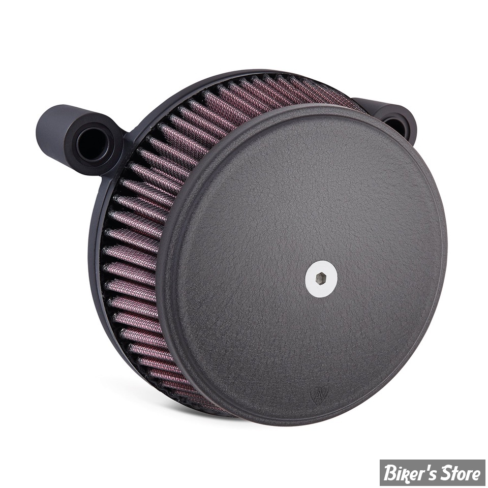 FILTRE A AIR A.NESS - BT93/99 - STAGE 1 - BIG SUCKER - FILTRE STANDARD AVEC COUVERCLE ACIER - SMOOTH NOIR WRINKLE - 18-327