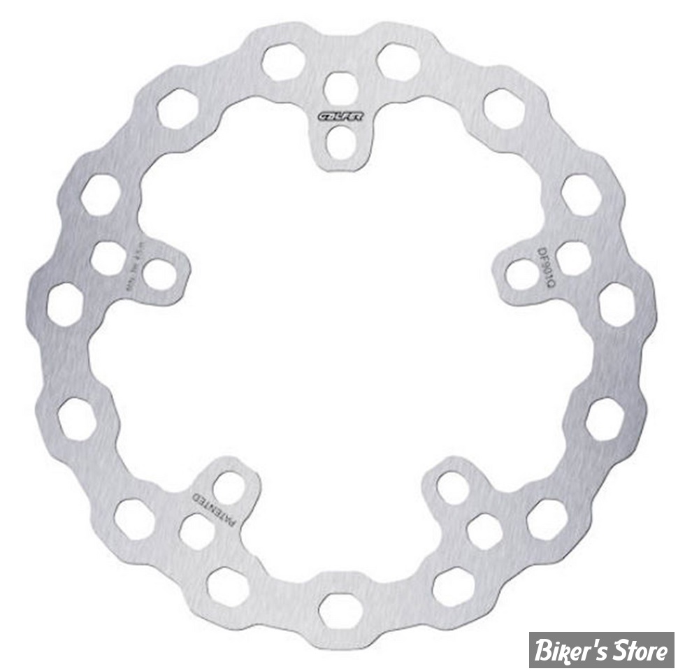 DISQUE AVANT - 12.6" - OEM 41500158A - Galfer DF901 Wave Solid 12.6 - CUBIQ - FIXE - GAUCHE OU DROIT - ACIER INOX - DF901Q