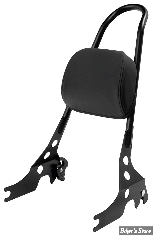 -  KIT SISSY BAR  DETACHABLE - ONE PIECE - SPORTSTER 04UP - OEM 51146-10A sissy bar / coussin 52631-07 - NOIR - ZODIAC