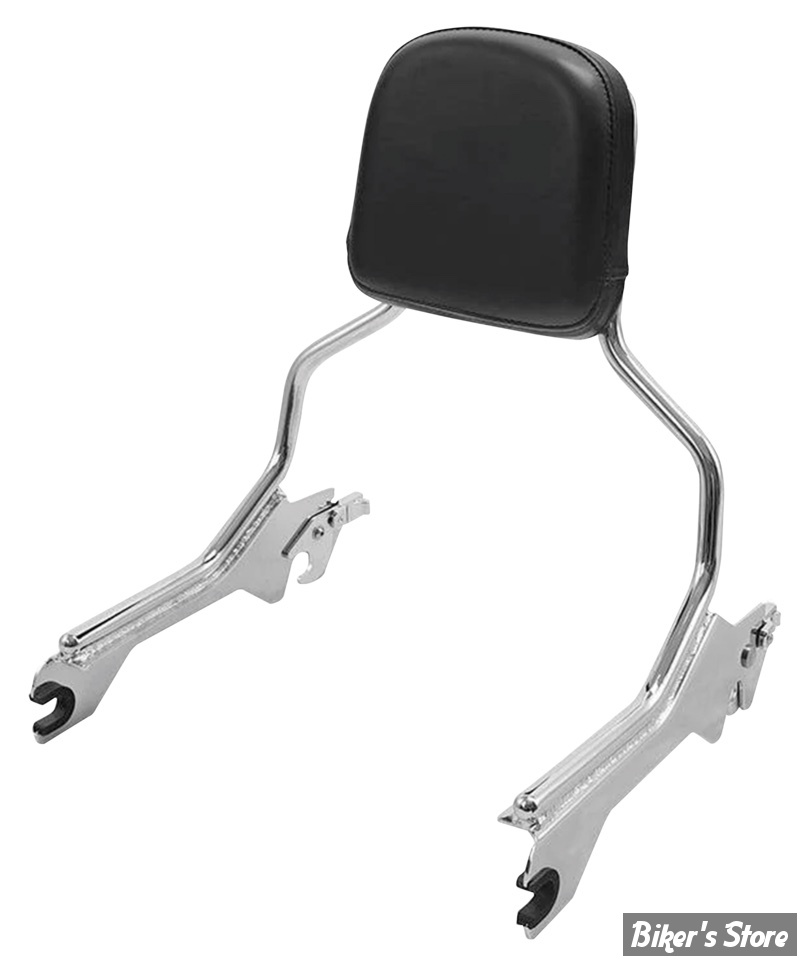 -  KIT SISSY BAR DETACHABLE - SOFTAIL M8 - FLFB / FXBR 18UP - OEM Sissy bar 52300439 / coussinet 52631-07 - CHROME - ZODIAC