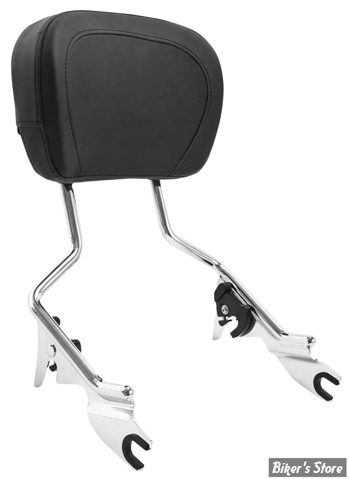  - KIT SISSY BAR DETACHABLE - TOURING 09UP - HEIGHT - OEM 52627-09 / A - CHROME AVEC DOSSIER - ZODIAC