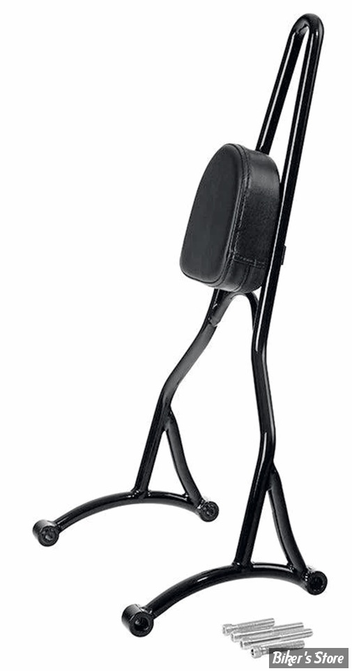 -  KIT SISSY BAR  DETACHABLE - ONE PIECE - SPORTSTER 04/22 - NOIR - ZODIAC