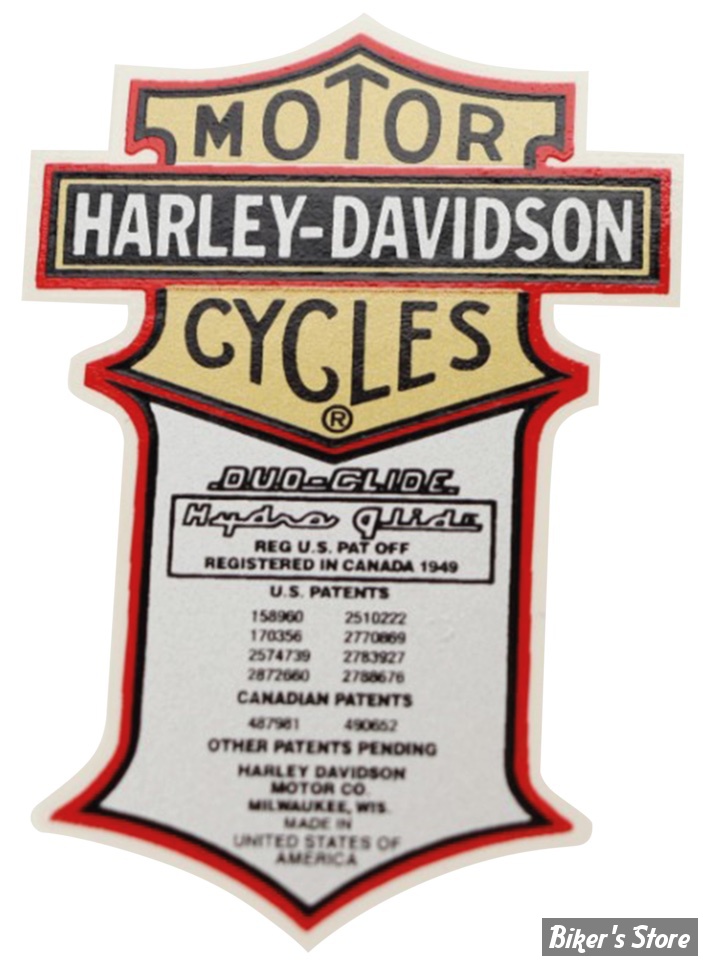 ECLATE A - PIECE N° 08 - DÉCALCOMANIE PATENT - MODELE 1958/1964 - OEM 62535-08 - LA PIECE