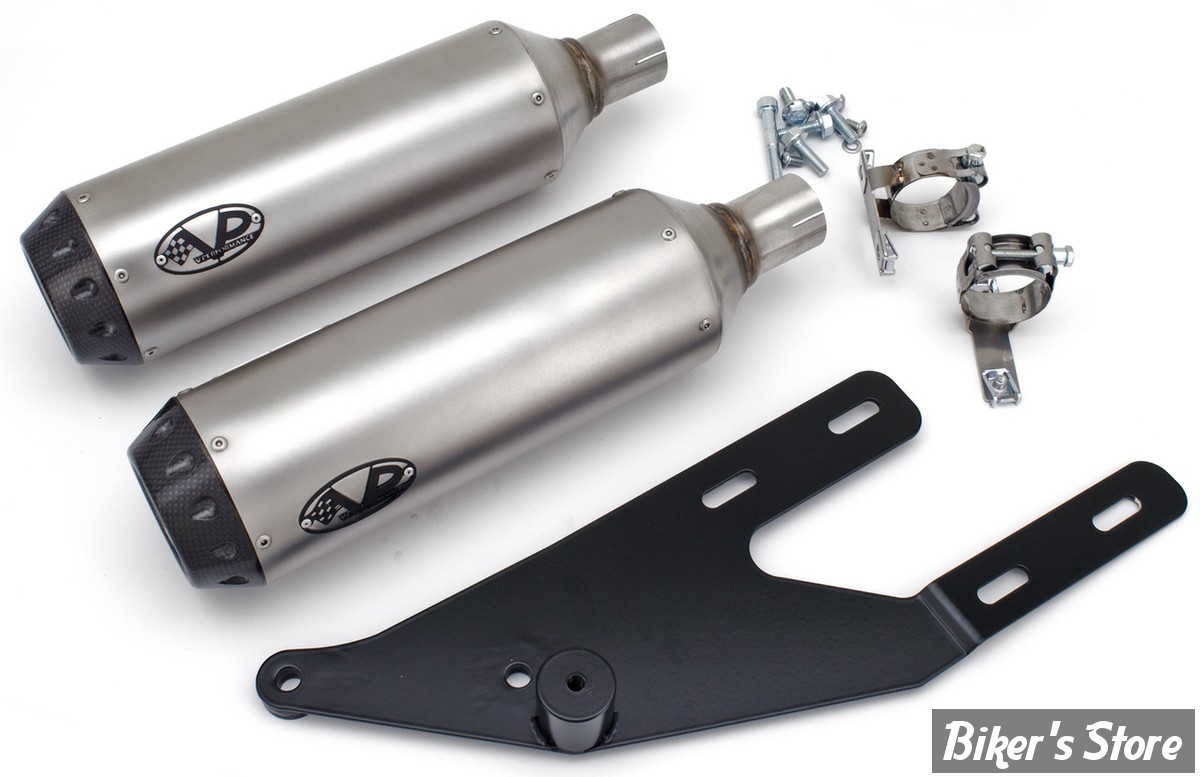 SILENCIEUX - V-PERFORMANCE - SOFTAIL M8 FXBBS/FXLRS/FXLRST 2021UP / FXRST 22UP - TRACKER - SATIN - AHAR0290045