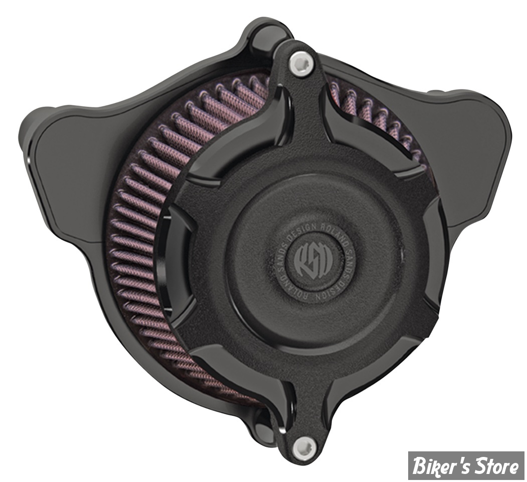 FILTRE A AIR - RSD ROLAND SANDS DESIGN - SPT 91 UP - BLUNT - SPLIT - BLACK OPS - 0206-2106-SMB