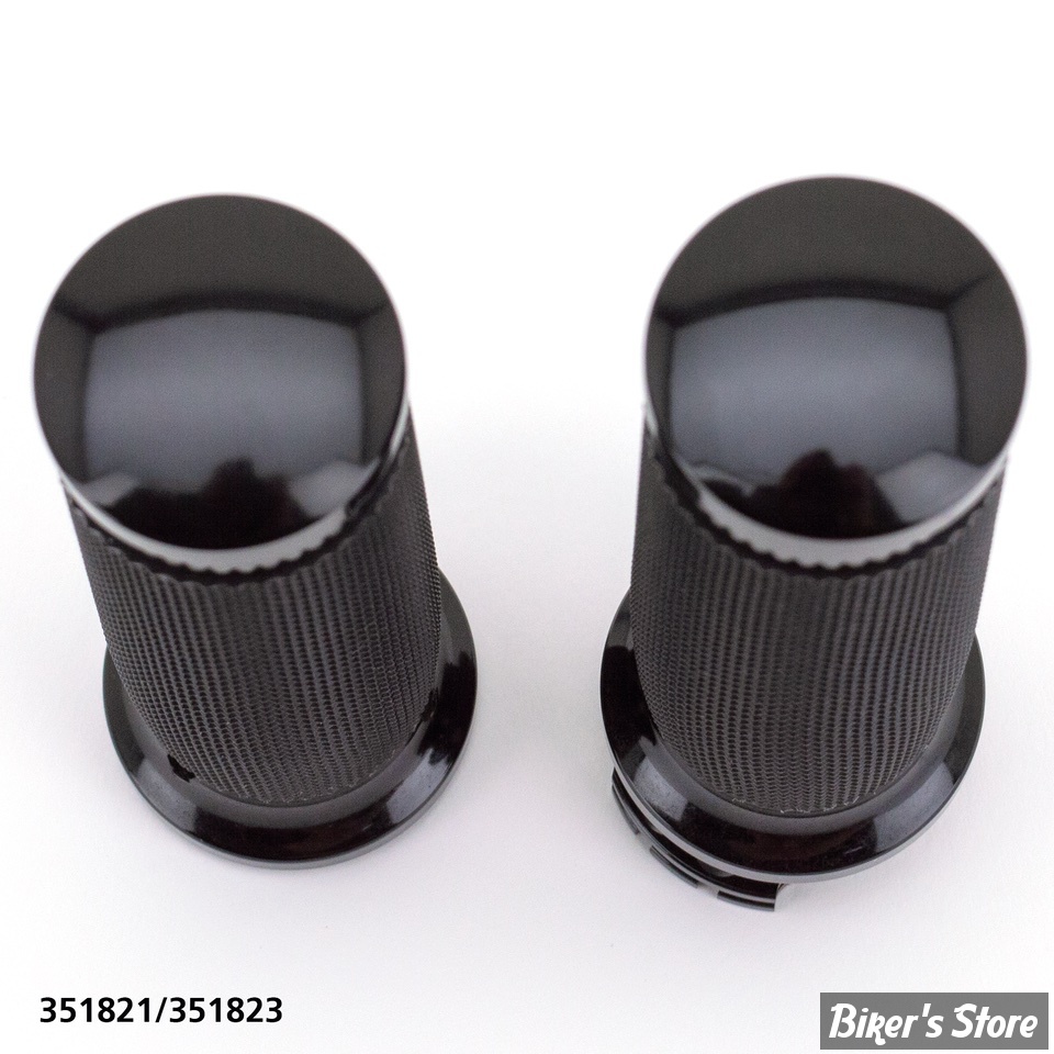 POIGNEES ZODIAC - TORNADO II - TBW TIRAGE ELECTRONIQUE - CAOUTCHOUC : NOIR - LISSE / NOIR